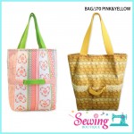DOUBLE-USE BAG - BAG/J70 PINK & YELLOW